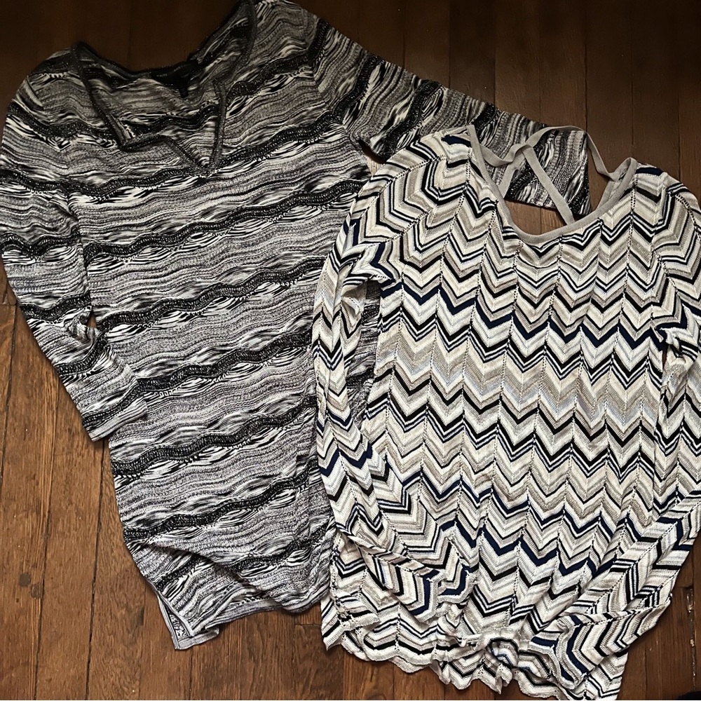 2 Shiny WHBM tops bundle